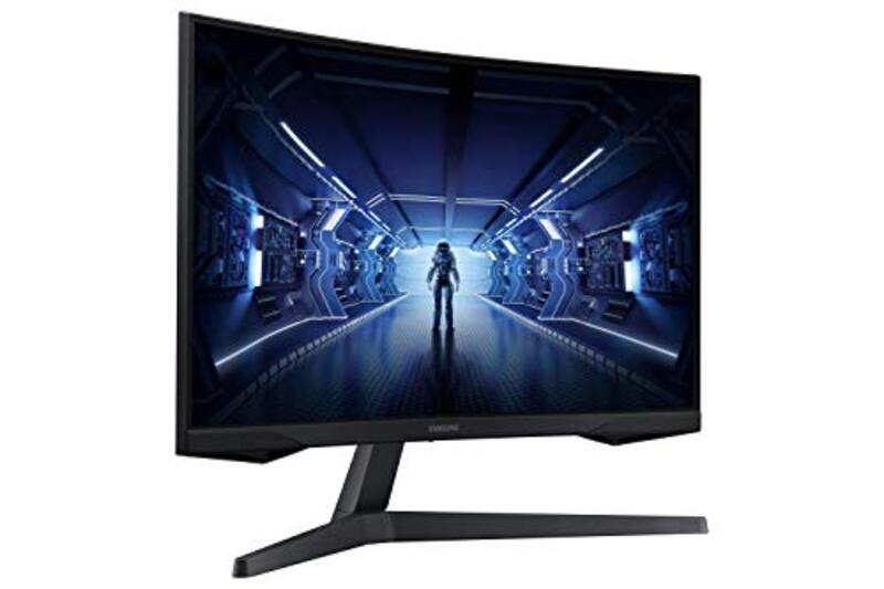 Samsung 32-inch Odyssey Curved Gaming Monitor, 144Hz, LC32G55TQWUXEN, Black