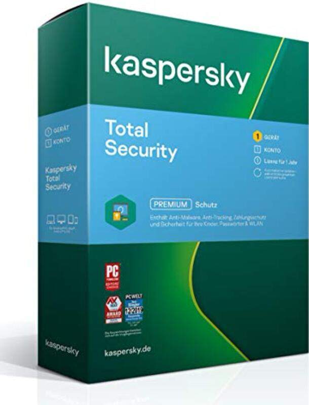 Kaspersky Total Security Premium for Windows, Mac, Android, Black