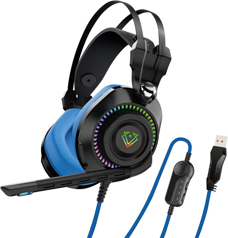 

Multiple Vertux High-Definition Game Command Over-Ear Gaming Headset, Blue