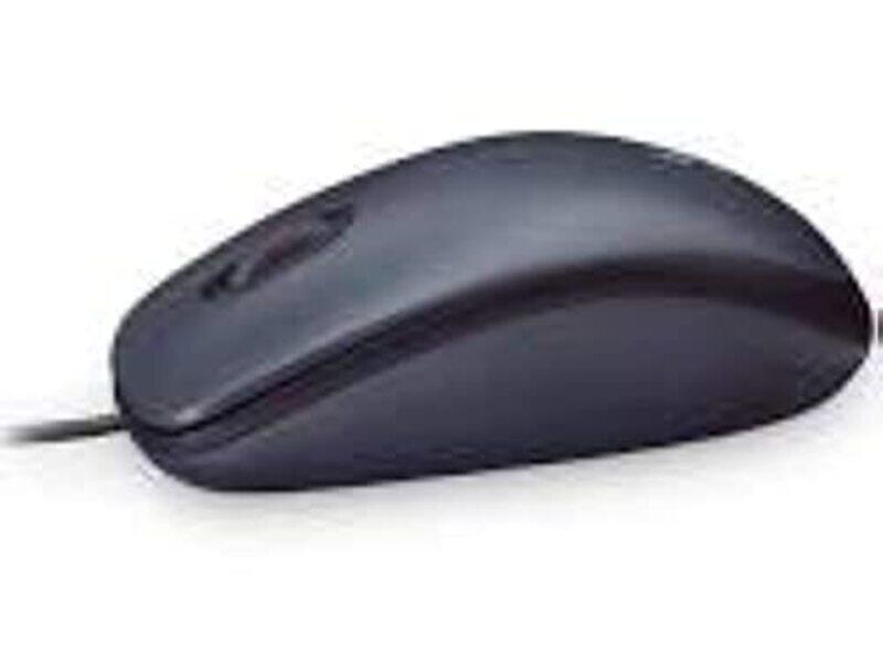 

Logitech M90 Wired Optical Mouse, Black