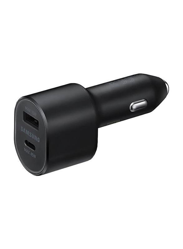 

Samsung Super Fast Dual Car Charger, EP-L5300XBEGWW, Black