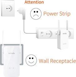 Tenda AV1000 Powerline Wi-Fi Extender Kit with 2 Gigabit Ethernet Ports, White