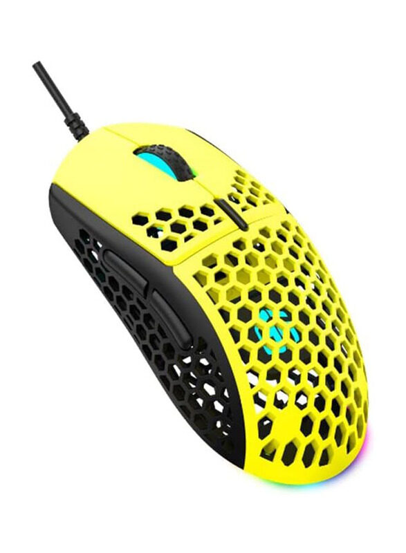 

Generic Gamertek Wired Gm16 Ultralight Precision Mouse, GM16, Yellow