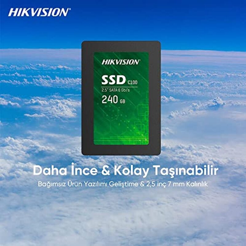 Hikvision 480GB Internal/s SSD, HS-SSD-C100/480G, Multicolour