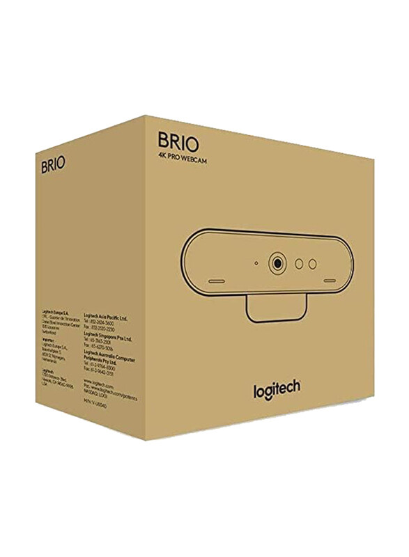 Logitech Brio 4K Pro Webcam, Black