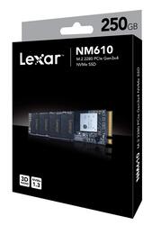 Lexar 250GB NM610 M.2 Capacity SSD, Multicolour