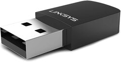 Linksys Max-Stream Dual-Band AC600 WiFi 5 Micro USB Adapter, WUSB6100M, Black