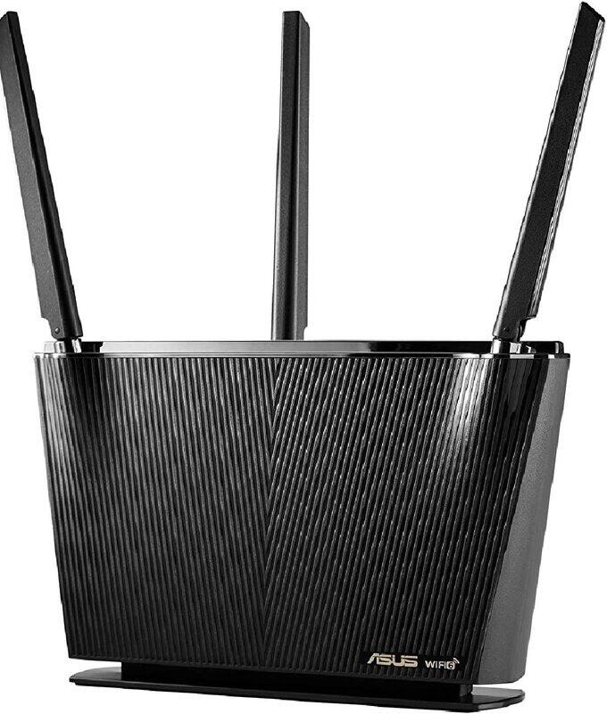 

ASUS Rt-Ax68U Dual Band WiFi 6 (802.11ax) Router, Ax2700, Black