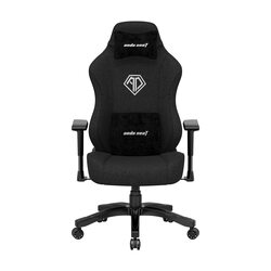 Anda Seat Phantom 3 Series Premium Gaming Chair with Neck Pillow and Lumbar Back Suppor Fabric, Black