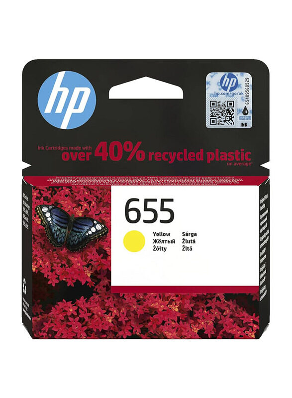 

HP 655 Yellow Ink Cartridge