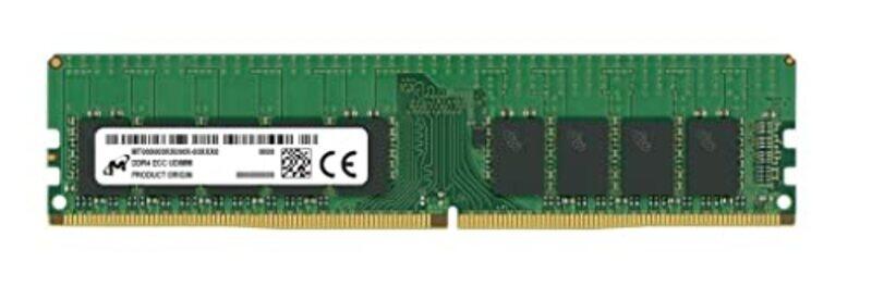 

Crucial 32GB DDR4 ECC UDIMM STD Memory Module, Multicolour