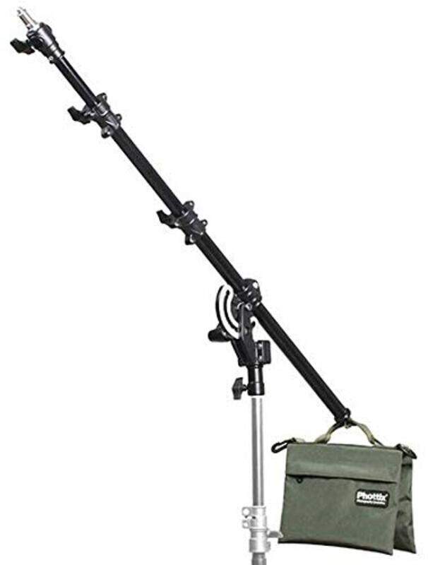 

Phottix Light Stand Boom Arm and Sand Bag, Black