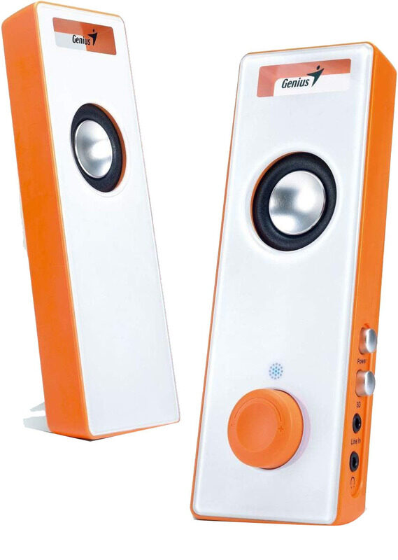 

Genius 6W USB Headphones, SP-i220, Orange/White