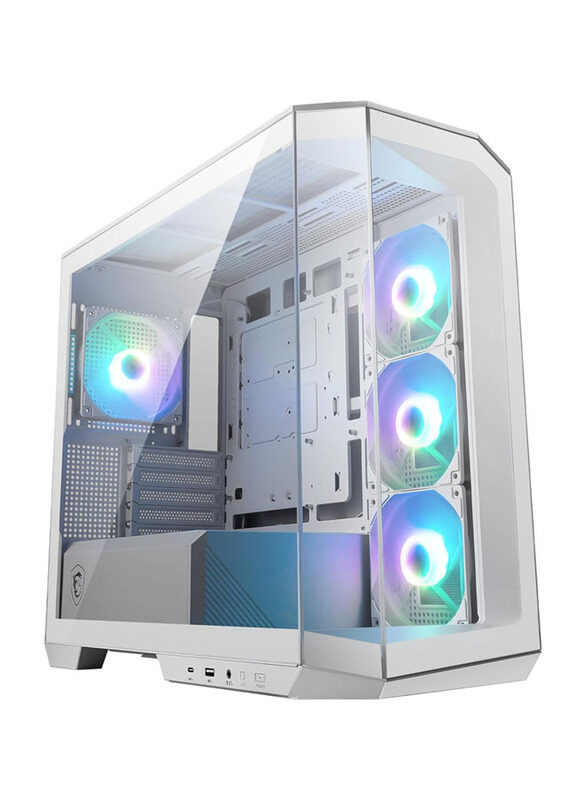 

MSI Mag Pano M100R PZ Desktop Computer Case, White