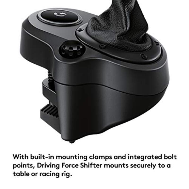 Logitech 941-000119 Gaming Shifter for PC, PlayStation PS4, Xbox One, Windows, G923, G29 and G920 Racing Wheels, Black