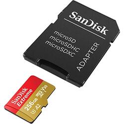 SanDisk 256GB Extreme Micro SDXC Memory Card with Adapter