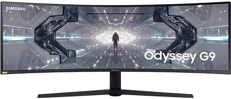 Samsung 49-inch Odyssey G9 Curved QLED Gaming Monitor, Black