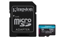 Kingston 128 GB microSD Memory Card with Adapter