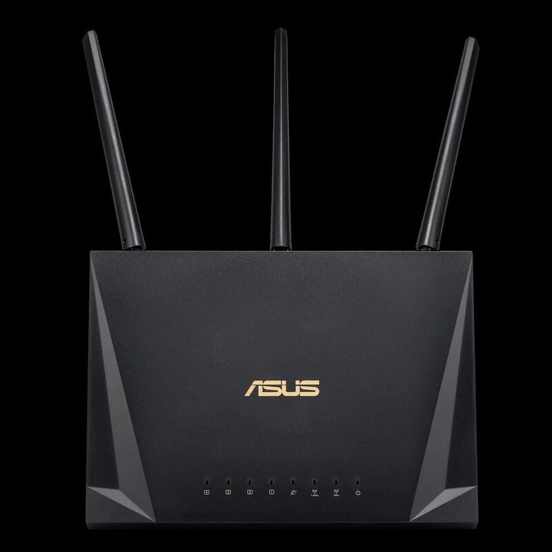 ASUS RT-AC85P Wireless AC2400 Dual-Band Gaming Router with Parental Control, support MU-MIMO, White