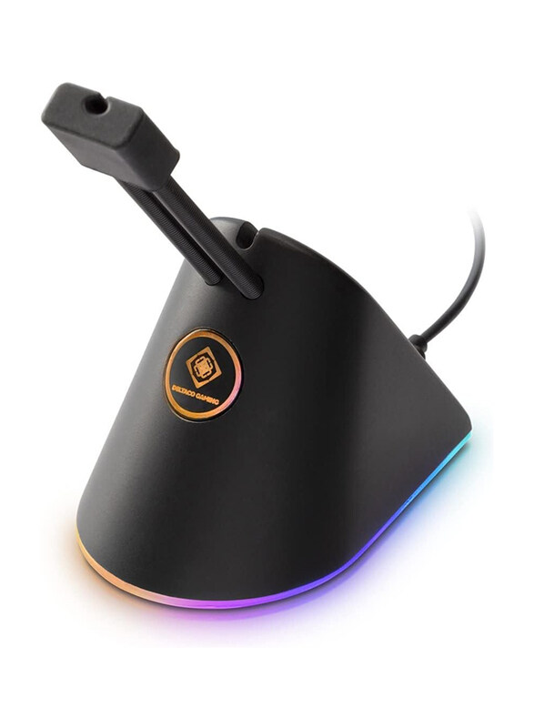 

N/a Deltaco Gaming RGB Extendable Arm Mouse Bungee for PC, Black