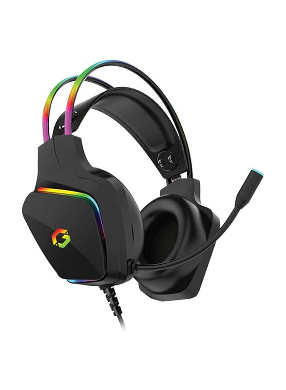 

Generic Gameon Wired GO-712 Anti Violence Head Beam RGB Gaming Headset, Black