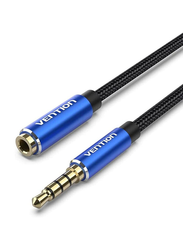 

Vention 5-Meter 3.5mm Audio Cable, 3.5mm to 3.5mm Female for Car Stereo/Smartphones, Blue