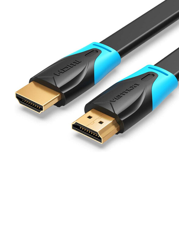 

Vention 10-Meter Flat 4K HDMI Cable, HDMI 2.0 to HDMI for Apple TV/Xbox, Black