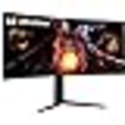 LG 34GP63A UltraGear QHD Curved Gaming Monitor , Black