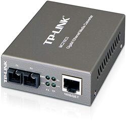 TP-Link Gigabit Single MC210CS Mode Media Converter, Black
