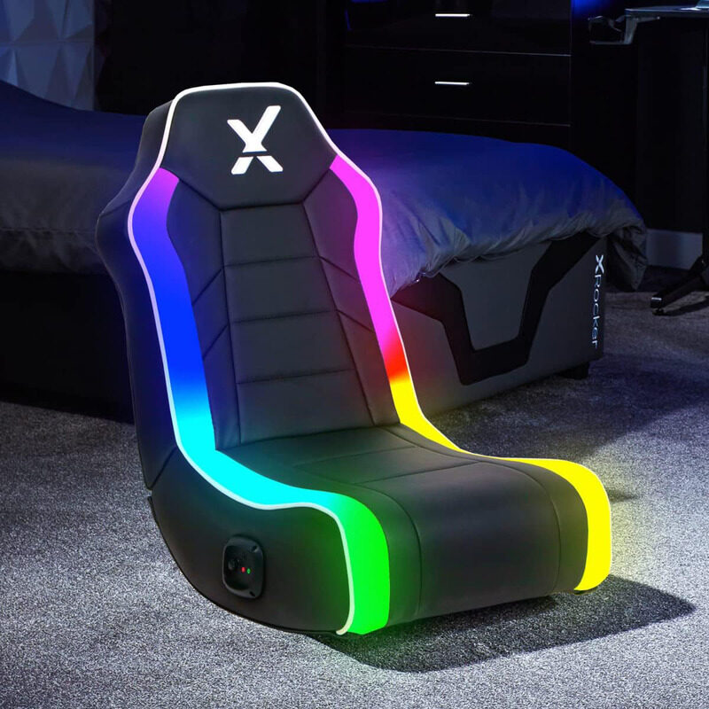 

Generic Home Box Orbit 2.0 RGB Neo Motion Floor Rocker Chair, Black