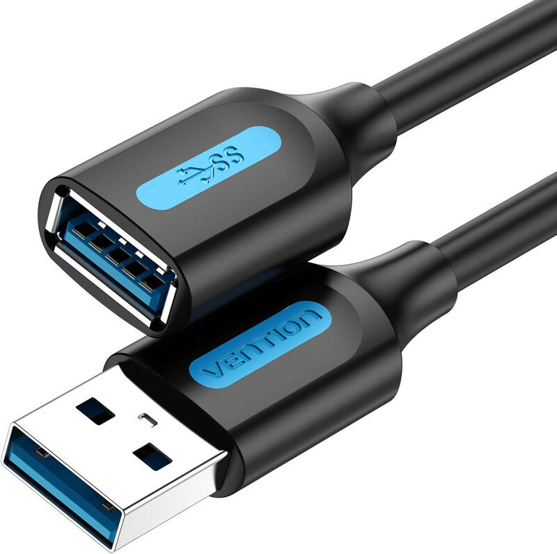 

Vention 1.5-Meter Data Transfer Cable, USB 3.0 to USB 3.0 for Flash Drive/Hard Drive, Black