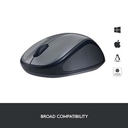 Logitech M235 Wireless Optical Mouse, 910-002201 / 910-003384, Black