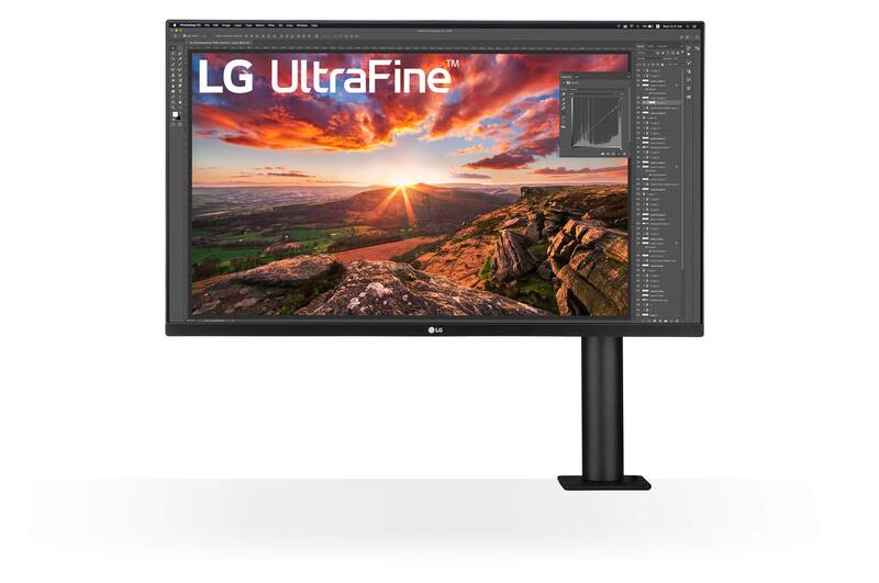 LG 32-Inch Ultra Fine 31.5p IPS UHD 4K LCD Monitor, 32UN880-B, Black
