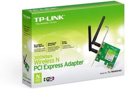 TP-Link TL-WN881ND 300mbps Wireless N Pci Express Adapter,Black/Green