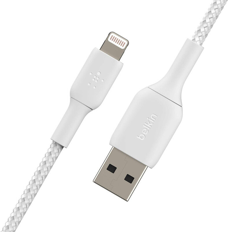 

Belkin 1-Meters Lightning Cable, USB Type A to Lightning for Smartphone/Tablet, White