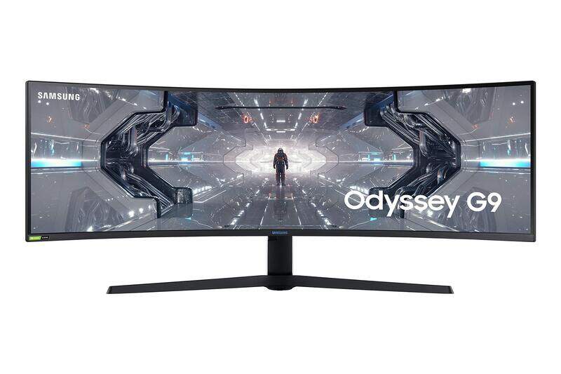 

Samsung 49-inch Odyssey G9 Curved Gaming Monitor, Black/White