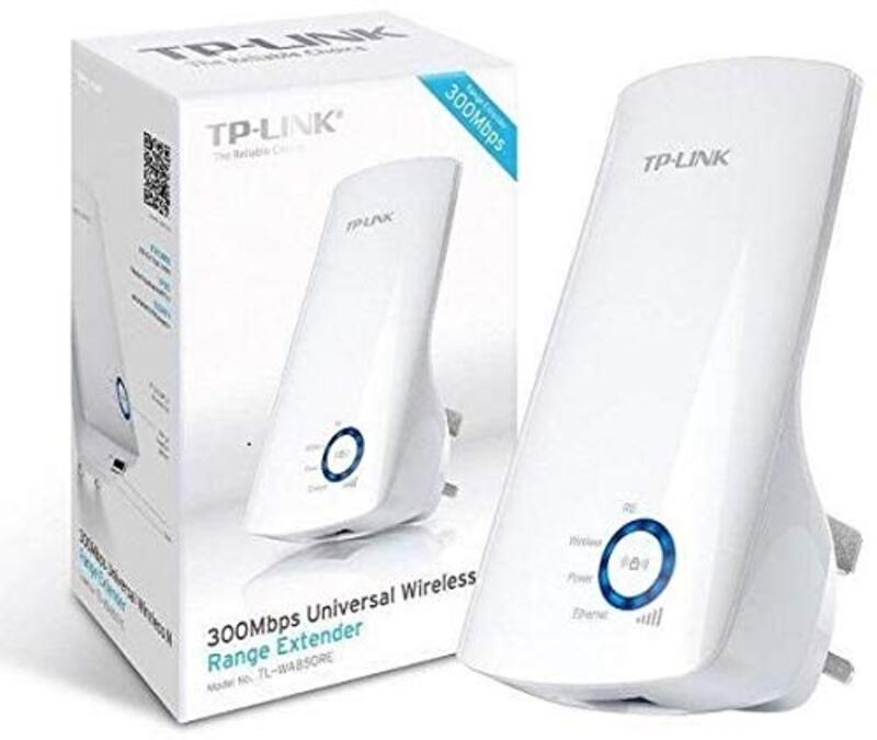TP-Link TL-WA850RE 300Mbps Universal WiFi Range Extender, White