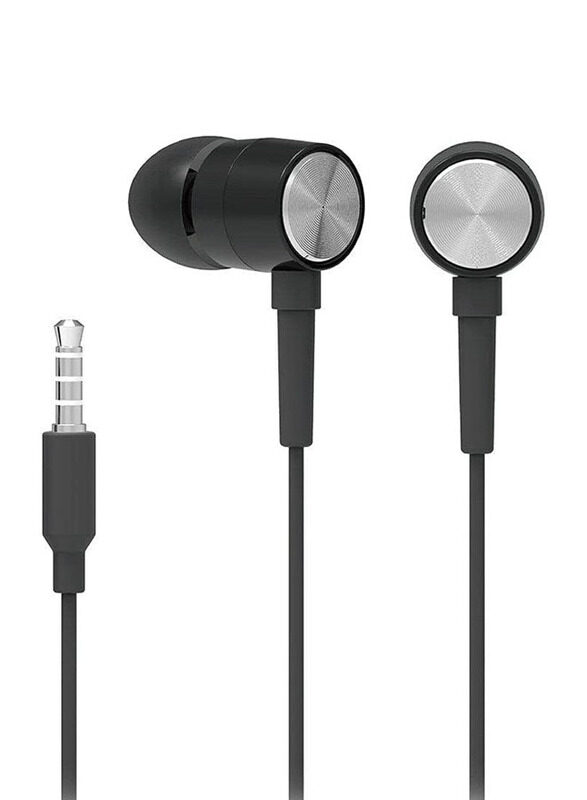 

HP 3.5mm Jack In-Ear Stereo Earphones, DHE-1111, Black
