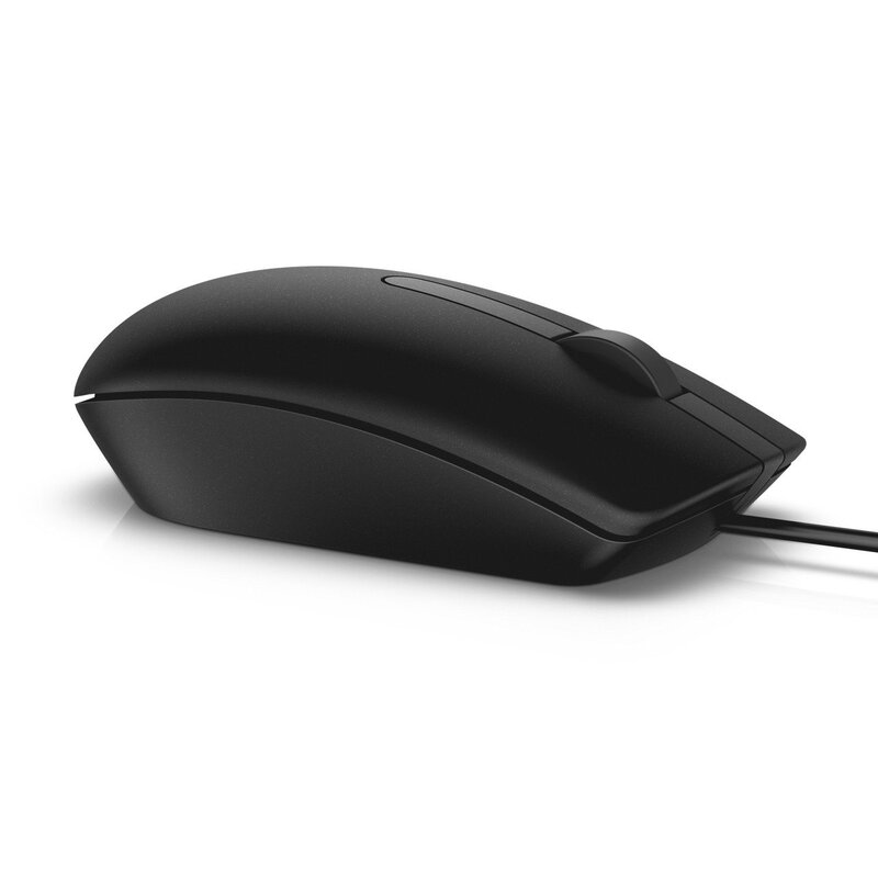 Dell MS116 Wired Optical Computers Mouse, Black