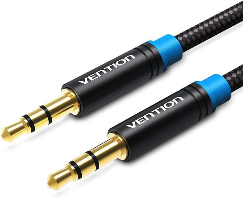 

Vention 3-Meters 3.5 mm Jack Cable, 3.5 mm Jack to 3.5 mm Jack for Smartphone/Speaker, Black