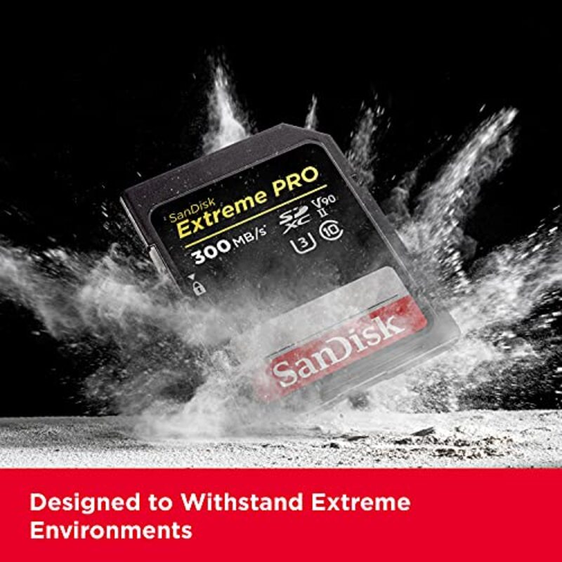 SanDisk 128GB Extreme Pro SDXC UHS II Memory Card