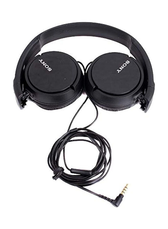 

Sony MDR-ZX110AP Wired Over-Ear Headphone with Mic, DON23PA, Black