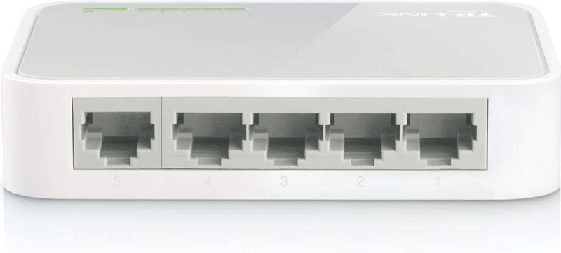 TP-Link 5-Port 10/100Mbps Desktop Switch, TL-SF1005D, White