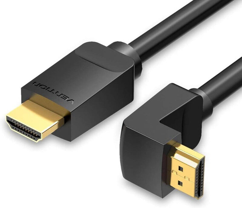 

Vention 1-Meters 270 Degree 4k Ultra HD 3D HDMI Cable, HDMI to HDMI for TV/PC/Laptop, Black
