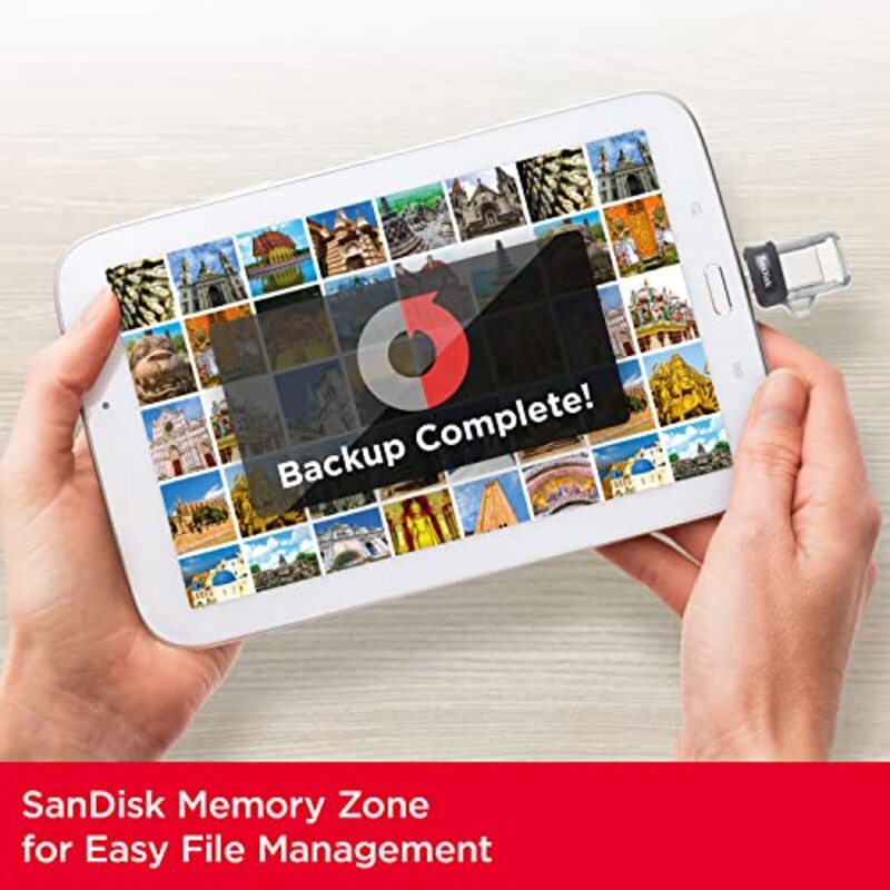 SanDisk 256GB Ultra Dual USB 3.0 Flash Drive, Black
