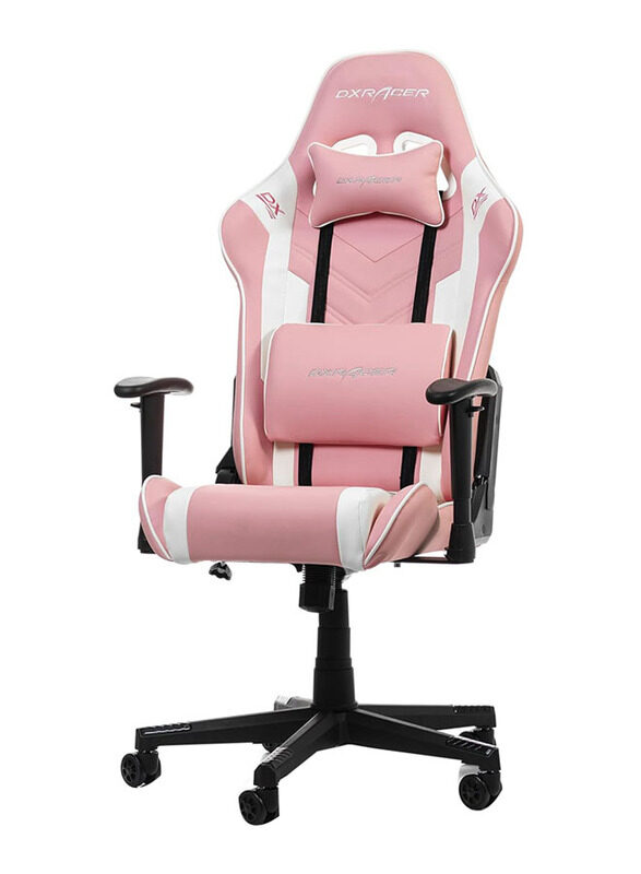 

Generic DXRacer Prince P132 Gaming Chair, Pink/White