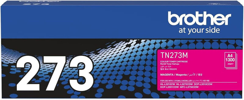 

Brother Genuine TN273M Standard Yield Magenta Ink Printer Toner Cartridge