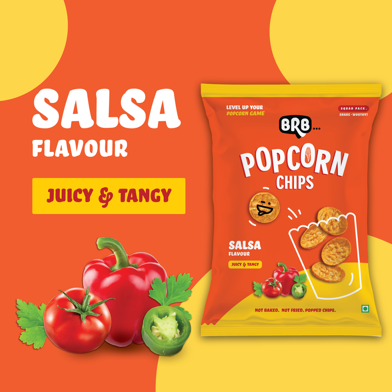 BRB Popcorn Chips Salsa Flavour 48g