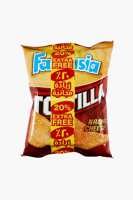 

Fantasia Tortilla Nacho Cheese 160g + 20% extra