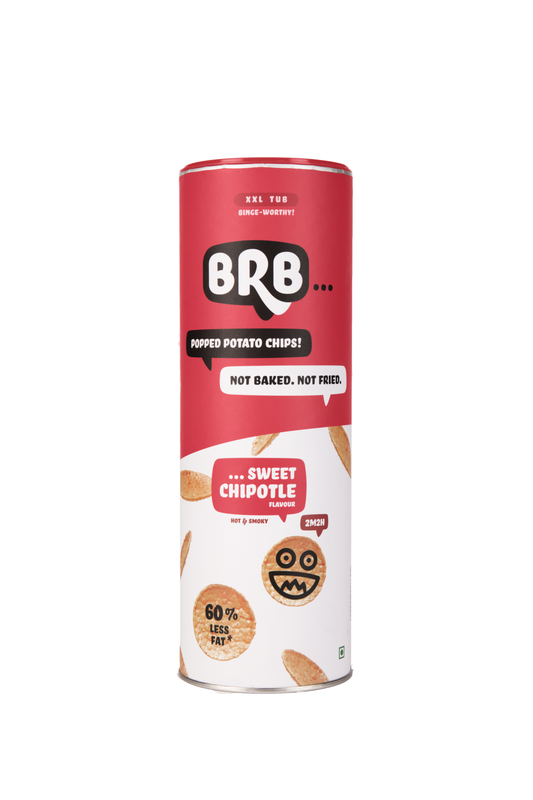 

BRB Popped Potato Chips Sweet Chipotle 85g